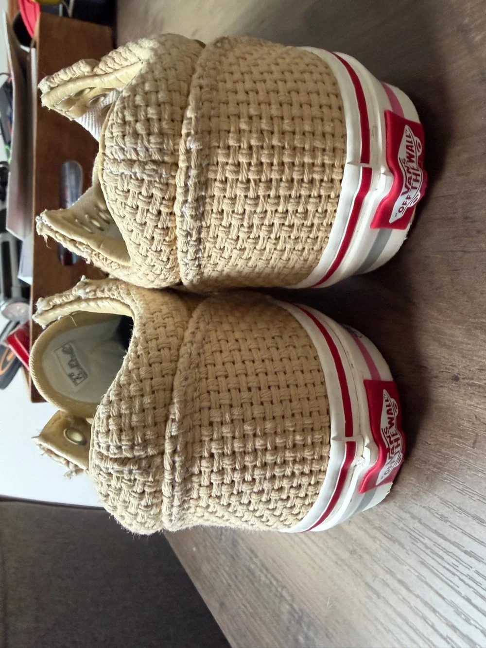 Vans x One Piece Straw Hat Authentic Sneakers Kids Size 2